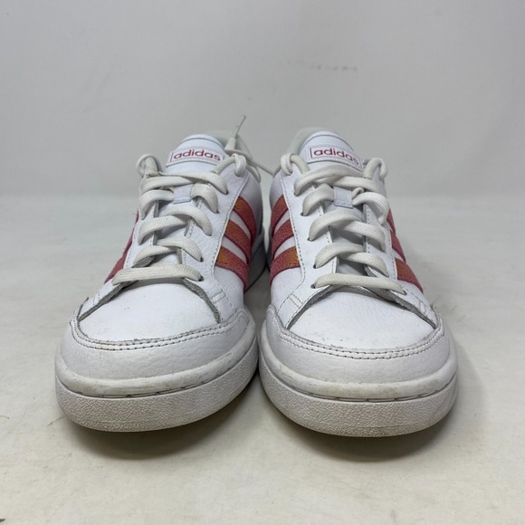 Adidas Grand Court SE Womens Size 7 Tennis Shoes Sneakers White Pink Leather - Picture 6 of 12